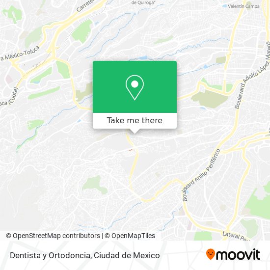 Dentista y Ortodoncia map