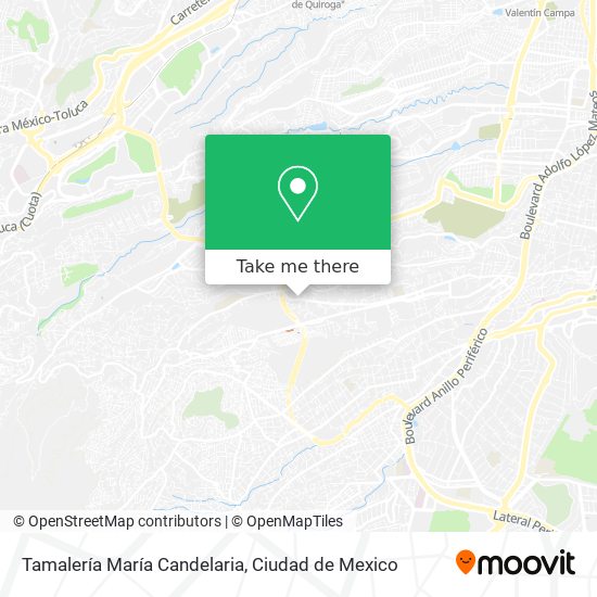 Tamalería María Candelaria map