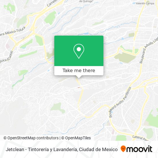 Jetclean - Tintorería y Lavandería map
