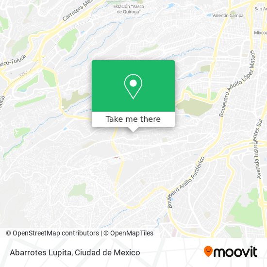 Abarrotes Lupita map