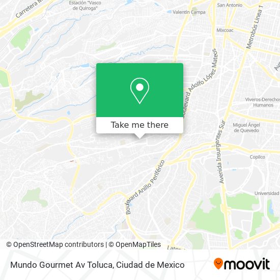 Mundo Gourmet Av Toluca map