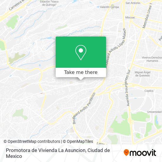 Promotora de Vivienda La Asuncion map