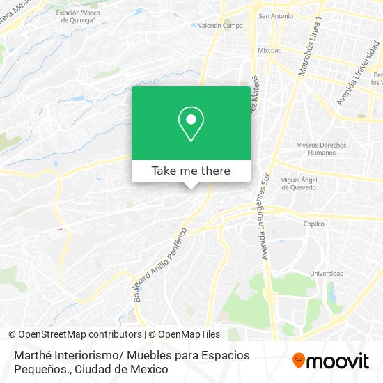 Marthé Interiorismo/ Muebles para Espacios Pequeños. map