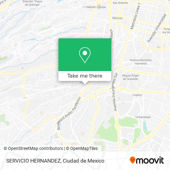 SERVICIO HERNANDEZ map