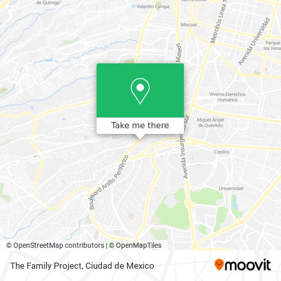 The Family Project map