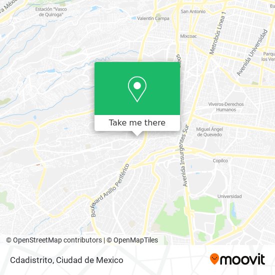 Cdadistrito map