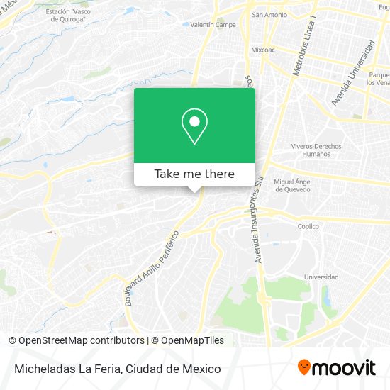 Micheladas La Feria map