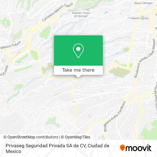 Mapa de Privaseg Seguridad Privada SA de CV