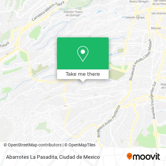 Abarrotes La Pasadita map