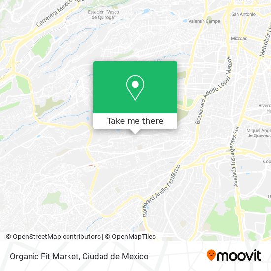 Mapa de Organic Fit Market