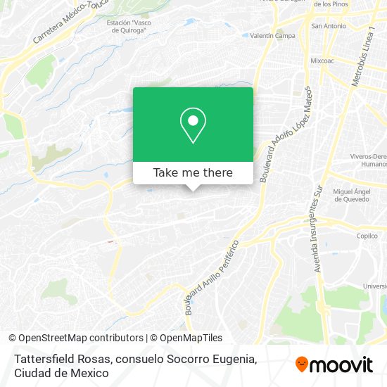 Mapa de Tattersfield Rosas, consuelo Socorro Eugenia