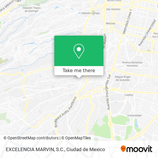 EXCELENCIA MARVIN, S.C. map