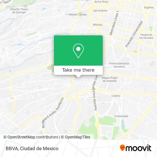 Mapa de BBVA