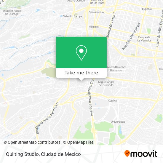 Mapa de Quilting Studio