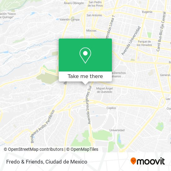 Fredo & Friends map
