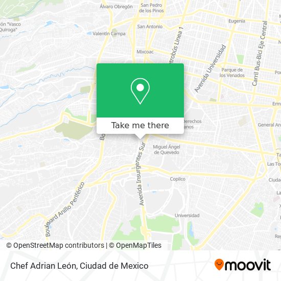 Chef Adrian León map