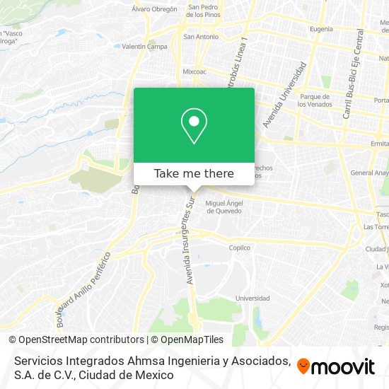 Servicios Integrados Ahmsa Ingenieria y Asociados, S.A. de C.V. map