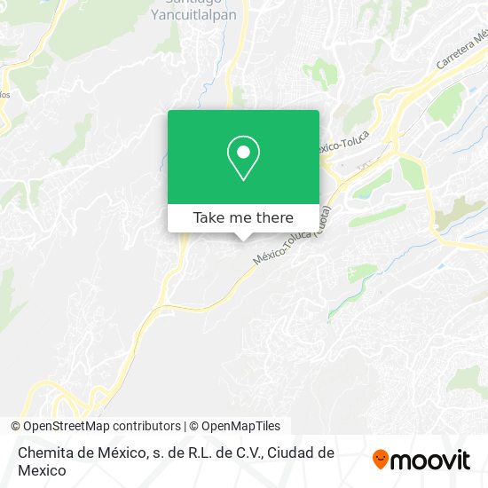 Chemita de México, s. de R.L. de C.V. map