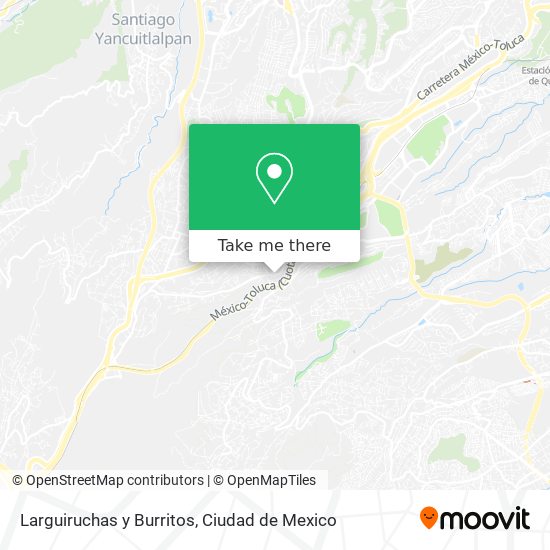 Mapa de Larguiruchas y Burritos