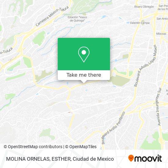 MOLINA ORNELAS, ESTHER map