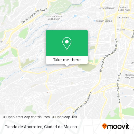 Mapa de Tienda de Abarrotes