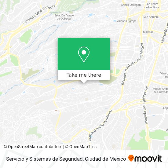 Mapa de Servicio y Sistemas de Seguridad