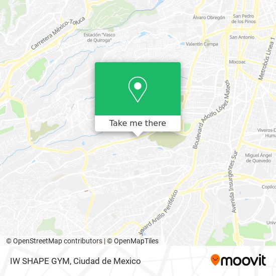 IW SHAPE GYM map