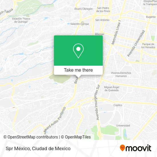 Spr México map