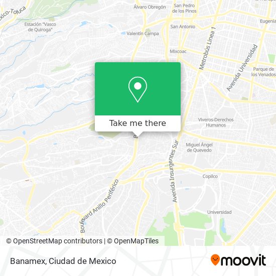 Banamex map