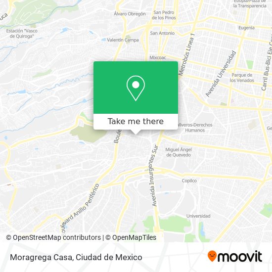 Moragrega Casa map