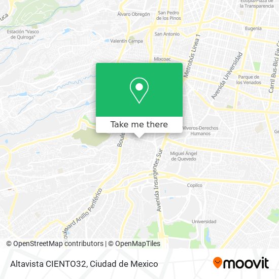 Altavista CIENTO32 map