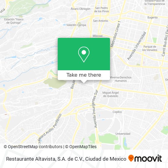 Restaurante Altavista, S.A. de C.V. map