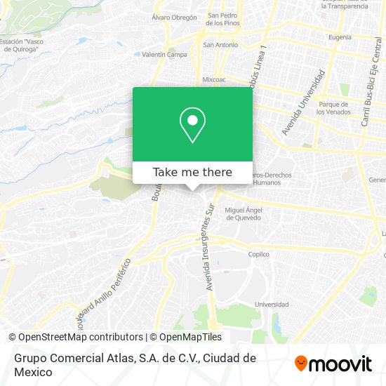 Grupo Comercial Atlas, S.A. de C.V. map