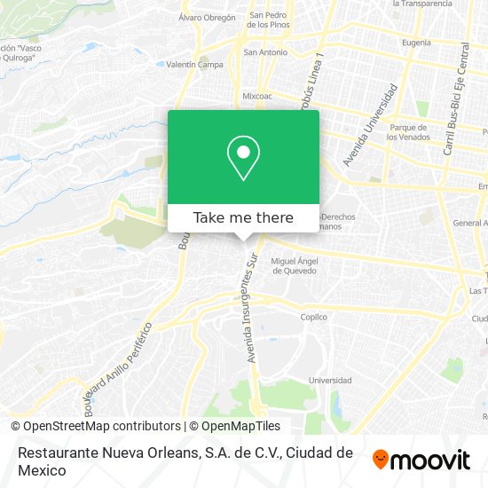 Restaurante Nueva Orleans, S.A. de C.V. map