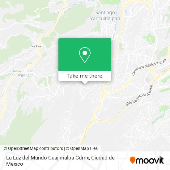 La Luz del Mundo Cuajimalpa Cdmx map