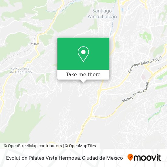 Mapa de Evolution Pilates Vista Hermosa