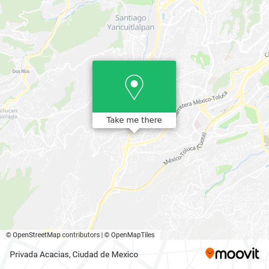 Privada Acacias map