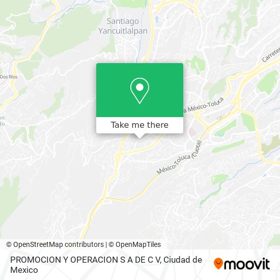 Mapa de PROMOCION Y OPERACION S A DE C V