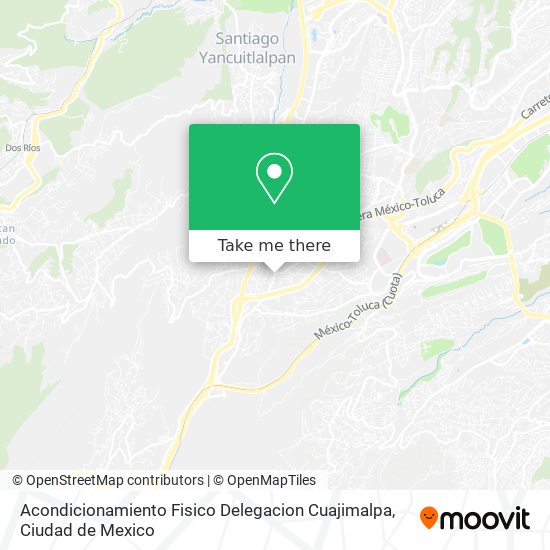 Acondicionamiento Fisico Delegacion Cuajimalpa map