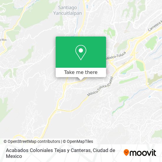 Acabados Coloniales Tejas y Canteras map