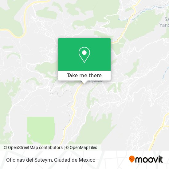 Oficinas del Suteym map