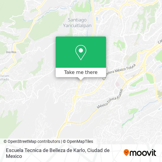 Escuela Tecnica de Belleza de Karlo map