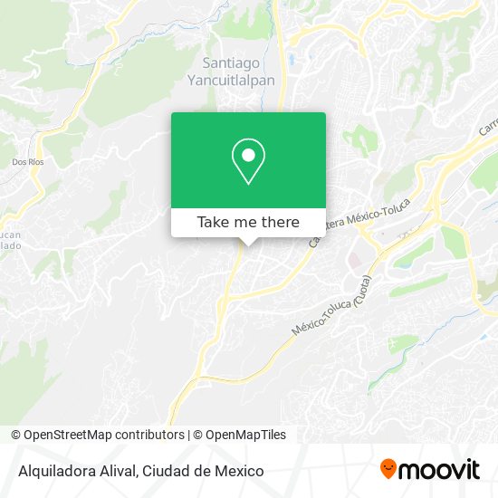 Mapa de Alquiladora Alival