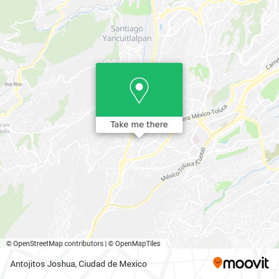 Antojitos Joshua map