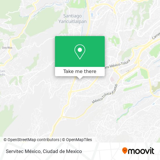 Servitec México map