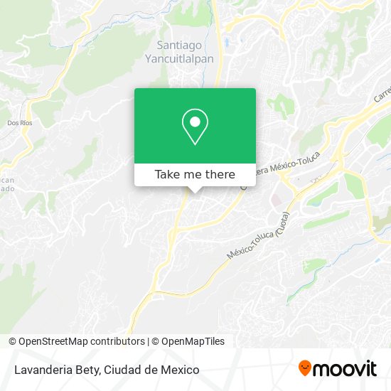 Mapa de Lavanderia Bety
