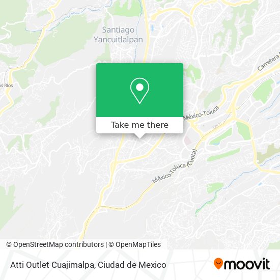 Atti Outlet Cuajimalpa map