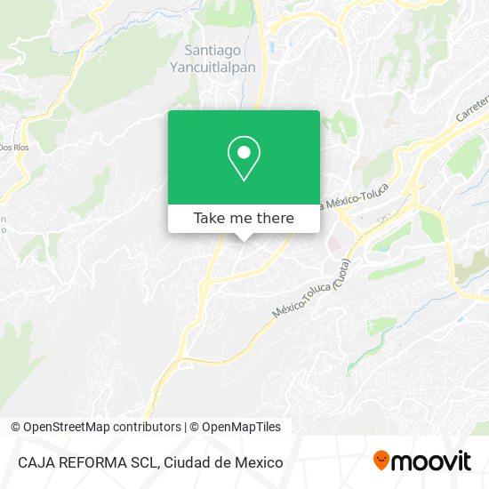 Mapa de CAJA REFORMA SCL