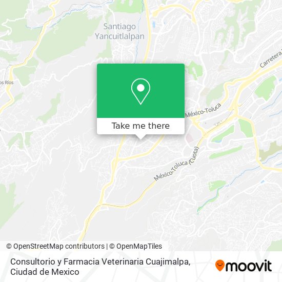 Consultorio y Farmacia Veterinaria Cuajimalpa map