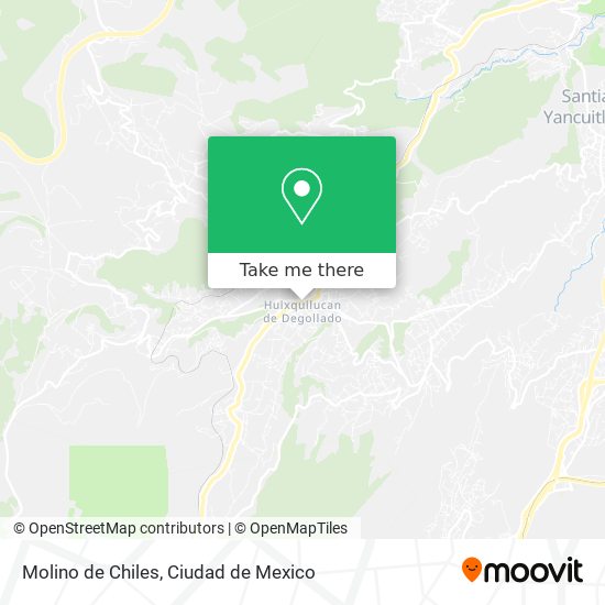 Molino de Chiles map